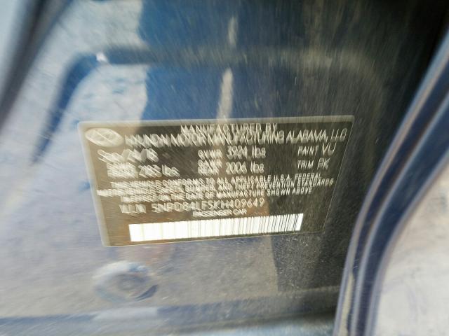 Photo 9 VIN: 5NPD84LF5KH409649 - HYUNDAI ELANTRA SE 