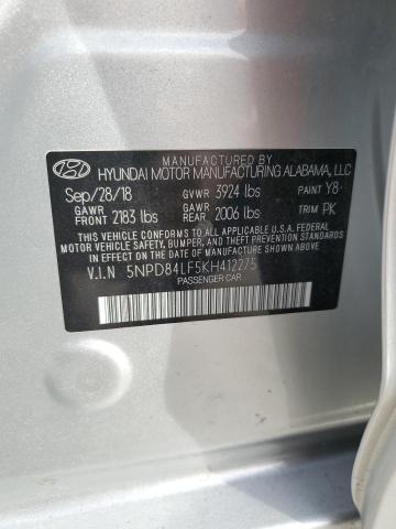 Photo 11 VIN: 5NPD84LF5KH412275 - HYUNDAI ELANTRA 