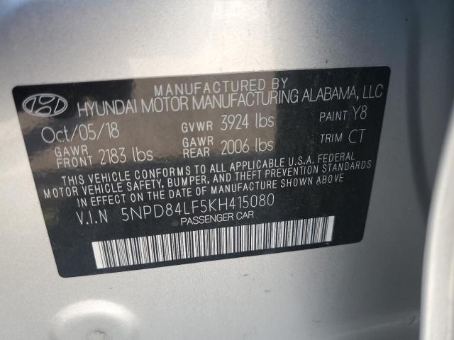 Photo 12 VIN: 5NPD84LF5KH415080 - HYUNDAI ELANTRA SE 