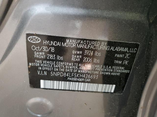 Photo 11 VIN: 5NPD84LF5KH426693 - HYUNDAI ELANTRA 