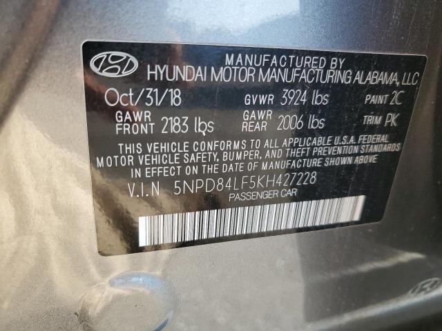 Photo 12 VIN: 5NPD84LF5KH427228 - HYUNDAI ELANTRA SE 