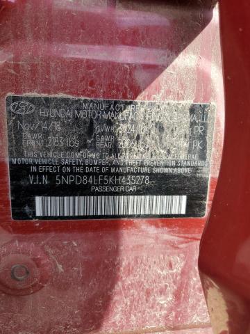 Photo 12 VIN: 5NPD84LF5KH435278 - HYUNDAI ELANTRA SE 