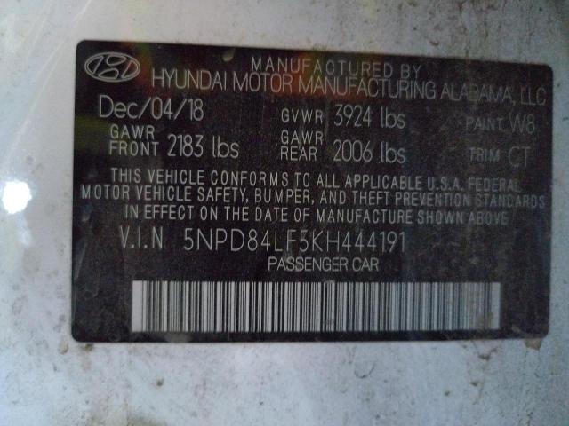 Photo 11 VIN: 5NPD84LF5KH444191 - HYUNDAI ELANTRA SE 