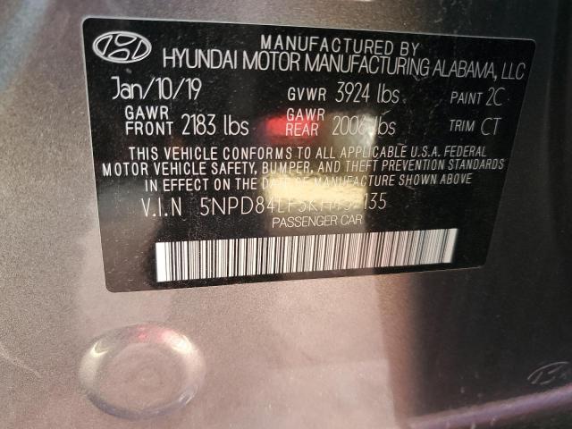 Photo 11 VIN: 5NPD84LF5KH457135 - HYUNDAI ELANTRA SE 