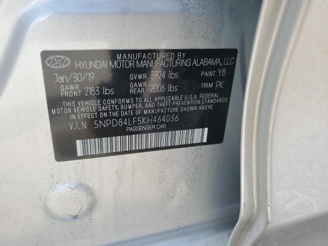 Photo 11 VIN: 5NPD84LF5KH464036 - HYUNDAI ELANTRA SE 