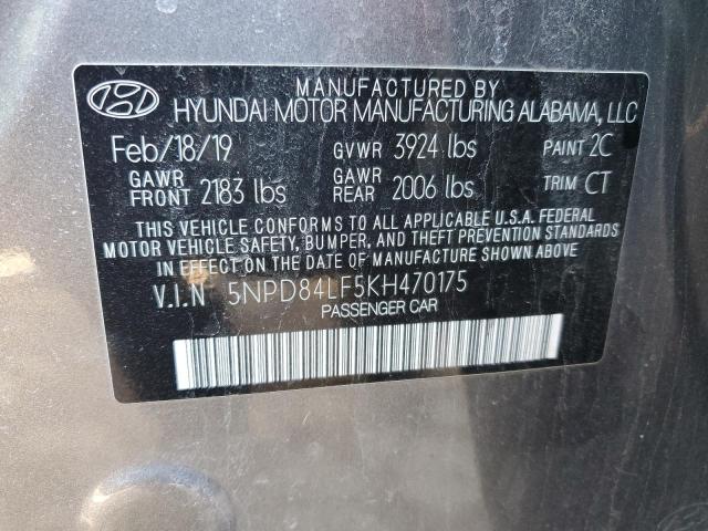 Photo 11 VIN: 5NPD84LF5KH470175 - HYUNDAI ELANTRA SE 