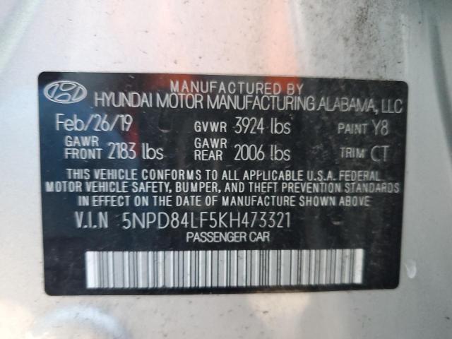 Photo 9 VIN: 5NPD84LF5KH473321 - HYUNDAI ELANTRA SE 