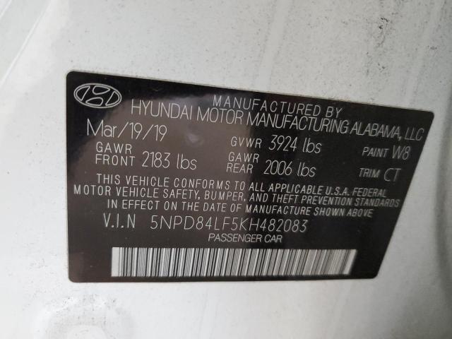 Photo 11 VIN: 5NPD84LF5KH482083 - HYUNDAI ELANTRA 