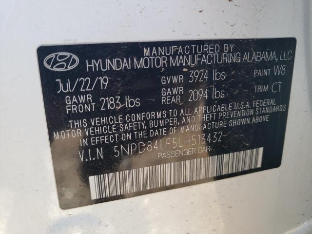 Photo 11 VIN: 5NPD84LF5LH513432 - HYUNDAI ELANTRA SE 