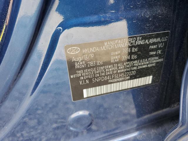 Photo 11 VIN: 5NPD84LF5LH522020 - HYUNDAI ELANTRA SE 