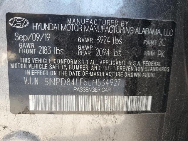 Photo 11 VIN: 5NPD84LF5LH534927 - HYUNDAI ELANTRA 