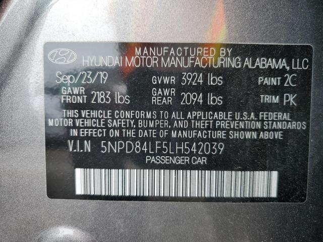 Photo 11 VIN: 5NPD84LF5LH542039 - HYUNDAI ELANTRA 