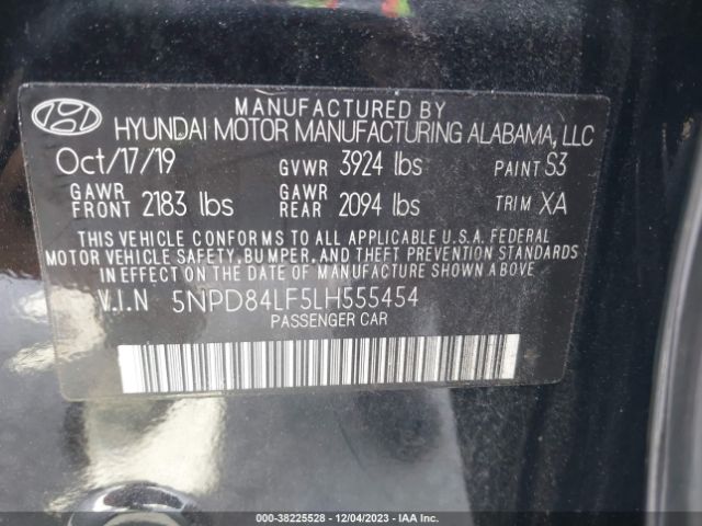 Photo 8 VIN: 5NPD84LF5LH555454 - HYUNDAI ELANTRA 