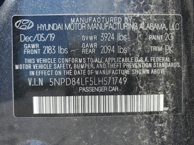 Photo 12 VIN: 5NPD84LF5LH571749 - HYUNDAI ELANTRA SE 