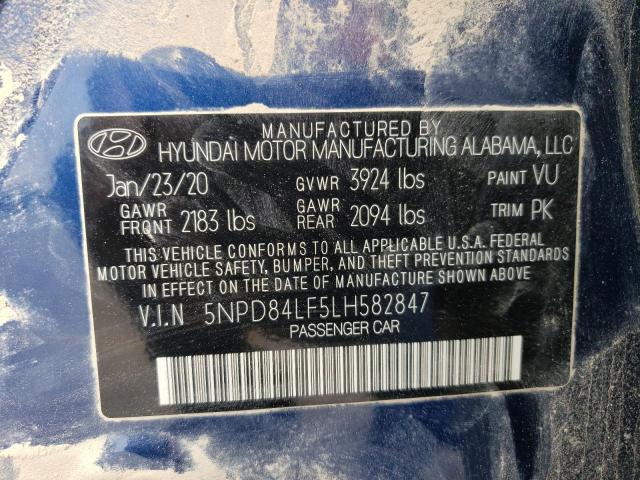 Photo 12 VIN: 5NPD84LF5LH582847 - HYUNDAI ELANTRA 