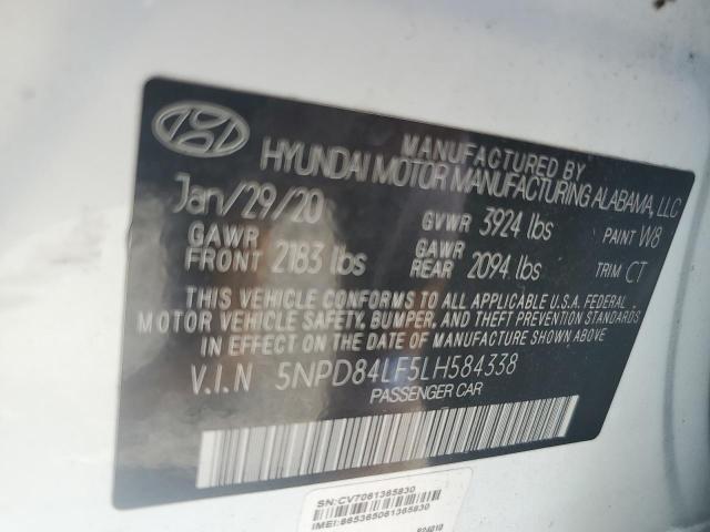 Photo 12 VIN: 5NPD84LF5LH584338 - HYUNDAI ELANTRA SE 