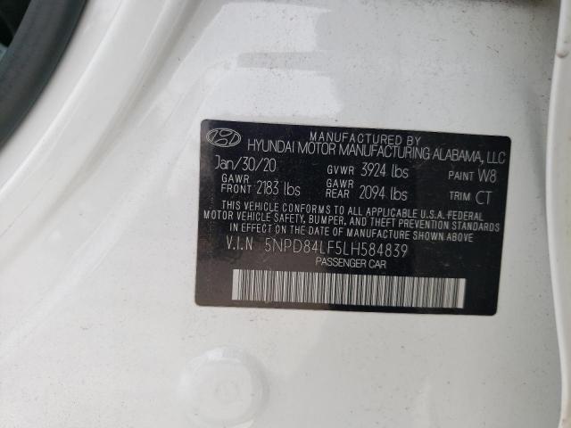 Photo 11 VIN: 5NPD84LF5LH584839 - HYUNDAI ELANTRA SE 