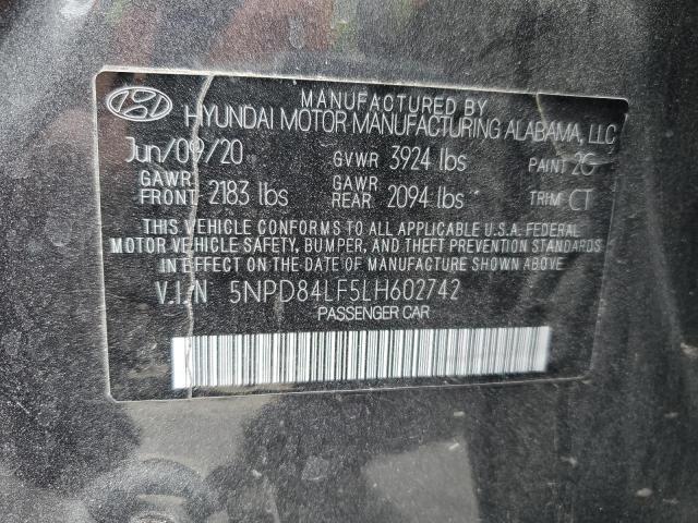 Photo 12 VIN: 5NPD84LF5LH602742 - HYUNDAI ELANTRA SE 