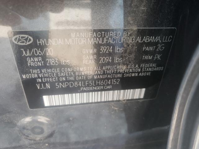 Photo 9 VIN: 5NPD84LF5LH604152 - HYUNDAI ELANTRA SE 