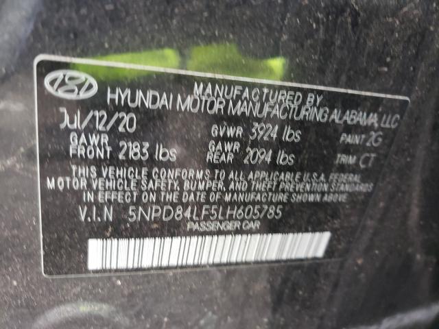 Photo 9 VIN: 5NPD84LF5LH605785 - HYUNDAI ELANTRA 