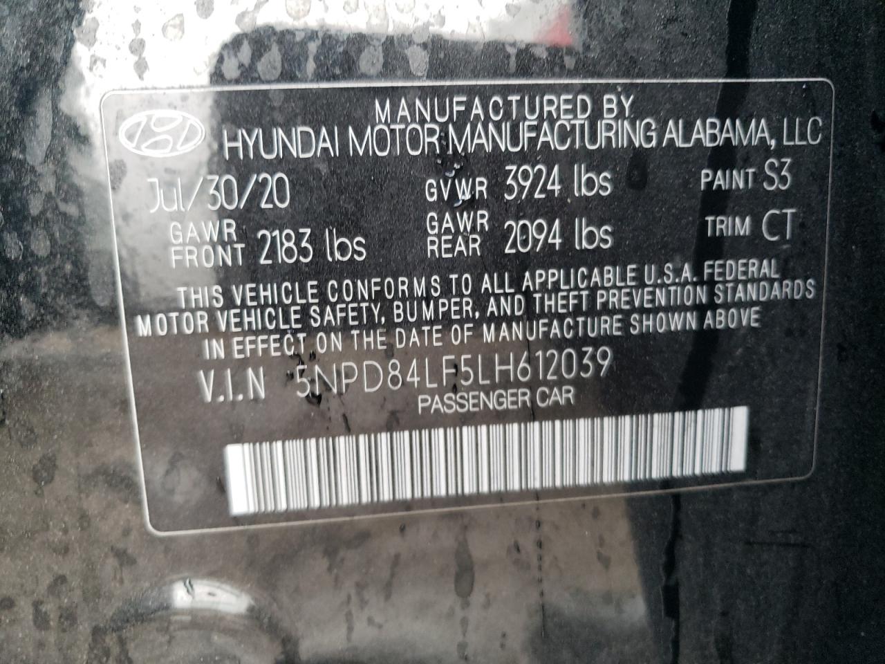 Photo 12 VIN: 5NPD84LF5LH612039 - HYUNDAI ELANTRA 