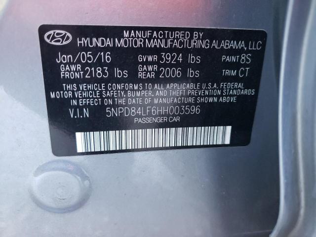 Photo 9 VIN: 5NPD84LF6HH003596 - HYUNDAI ELANTRA 