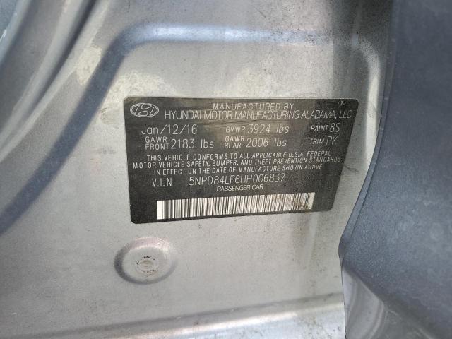 Photo 12 VIN: 5NPD84LF6HH006837 - HYUNDAI ELANTRA 