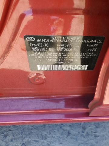 Photo 11 VIN: 5NPD84LF6HH018129 - HYUNDAI ELANTRA 