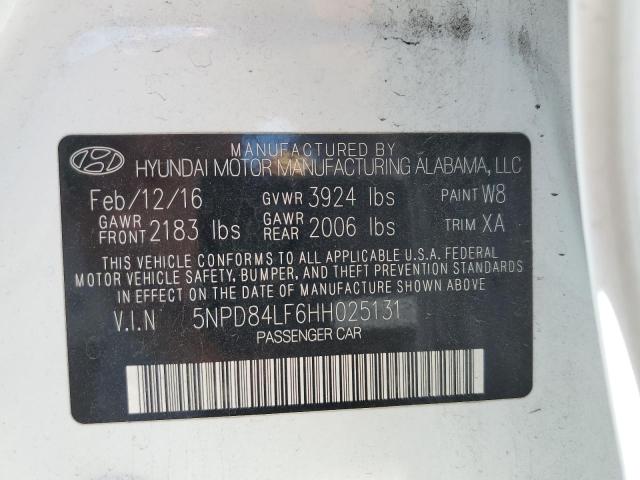 Photo 12 VIN: 5NPD84LF6HH025131 - HYUNDAI ELANTRA 