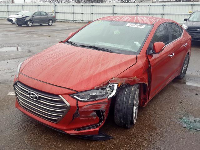 Photo 1 VIN: 5NPD84LF6HH028708 - HYUNDAI ELANTRA 