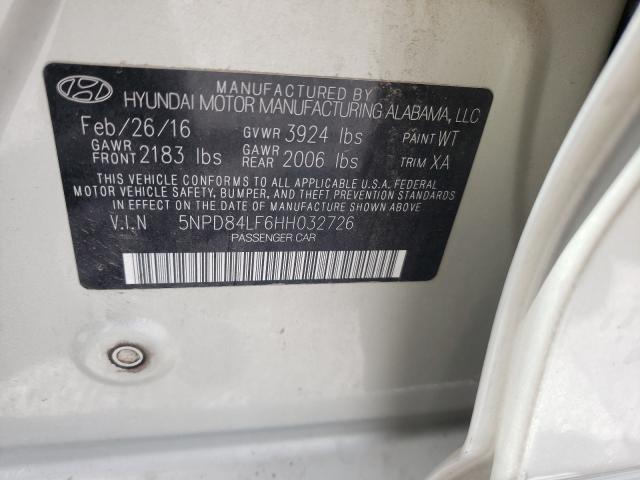 Photo 9 VIN: 5NPD84LF6HH032726 - HYUNDAI ELANTRA 