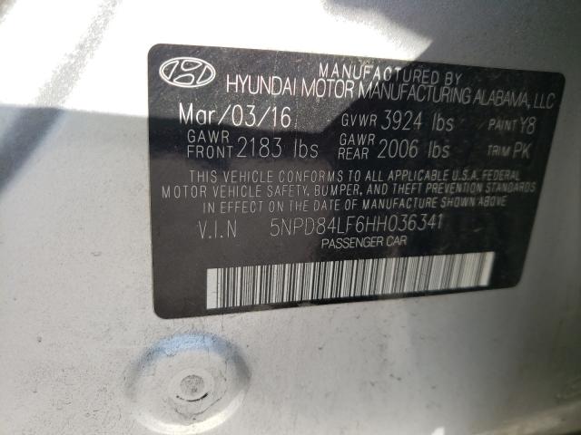 Photo 9 VIN: 5NPD84LF6HH036341 - HYUNDAI ELANTRA SE 