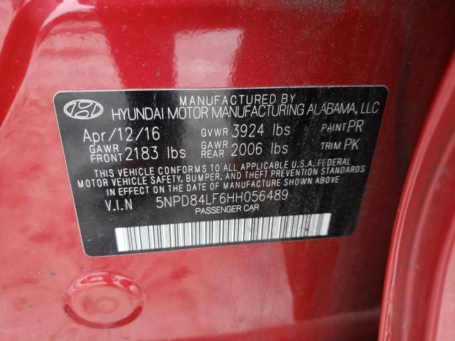 Photo 9 VIN: 5NPD84LF6HH056489 - HYUNDAI ELANTRA 