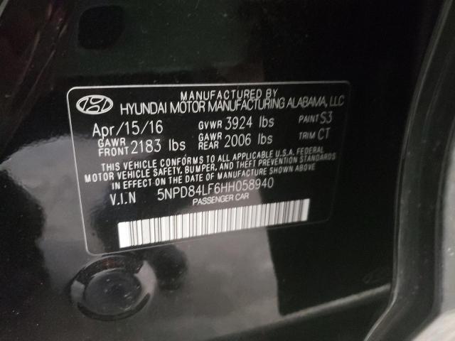 Photo 9 VIN: 5NPD84LF6HH058940 - HYUNDAI ELANTRA LI 