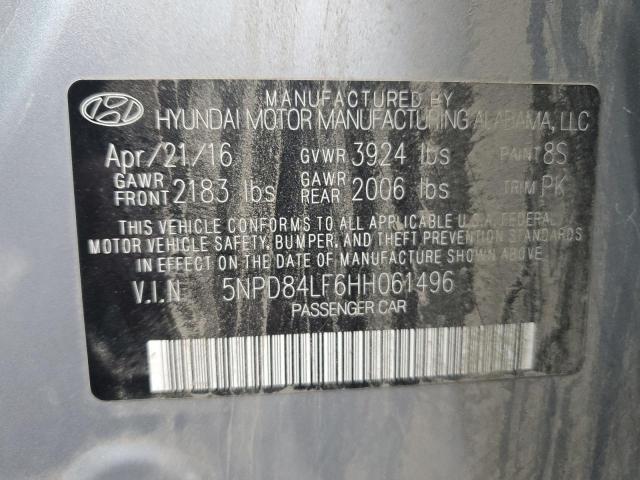 Photo 11 VIN: 5NPD84LF6HH061496 - HYUNDAI ELANTRA SE 