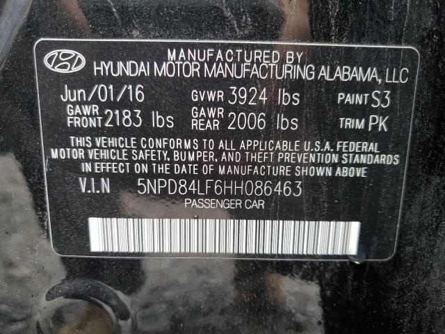 Photo 11 VIN: 5NPD84LF6HH086463 - HYUNDAI ELANTRA SE 