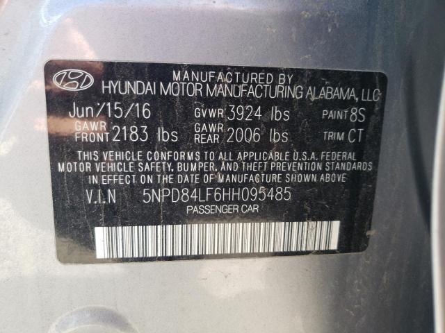 Photo 9 VIN: 5NPD84LF6HH095485 - HYUNDAI ELANTRA 