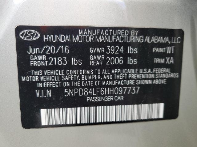 Photo 11 VIN: 5NPD84LF6HH097737 - HYUNDAI ELANTRA SE 