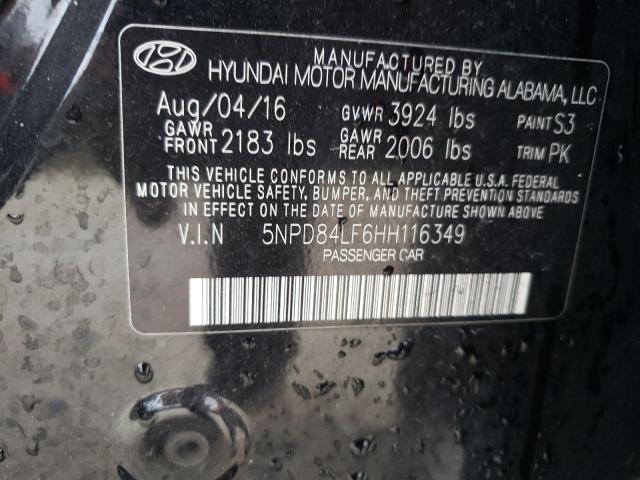 Photo 9 VIN: 5NPD84LF6HH116349 - HYUNDAI ELANTRA SE 