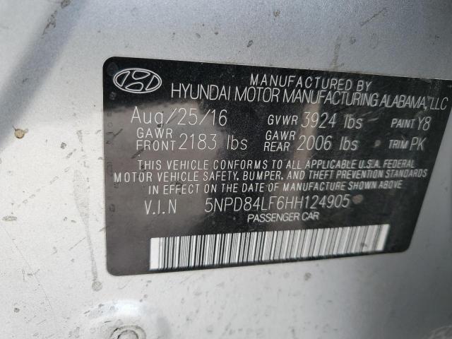 Photo 11 VIN: 5NPD84LF6HH124905 - HYUNDAI ELANTRA 