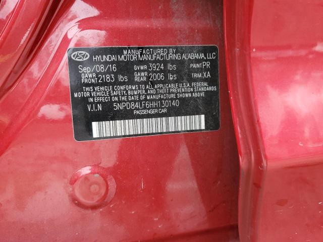 Photo 11 VIN: 5NPD84LF6HH130140 - HYUNDAI ELANTRA SE 