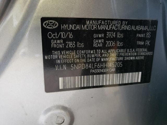 Photo 11 VIN: 5NPD84LF6HH145205 - HYUNDAI ELANTRA SE 