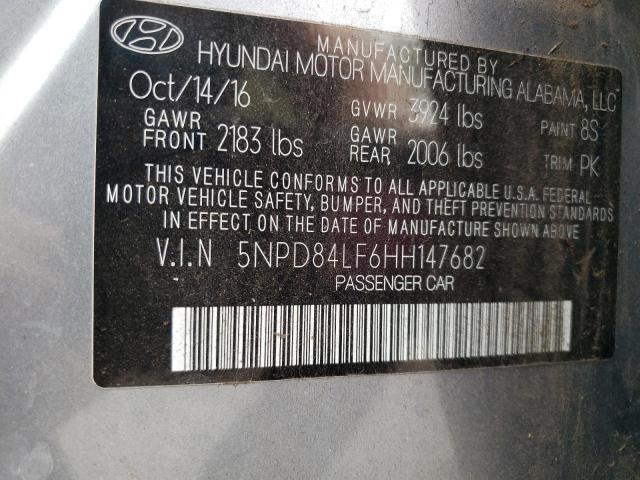 Photo 12 VIN: 5NPD84LF6HH147682 - HYUNDAI ELANTRA 