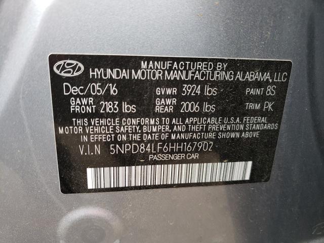 Photo 9 VIN: 5NPD84LF6HH167902 - HYUNDAI ELANTRA 