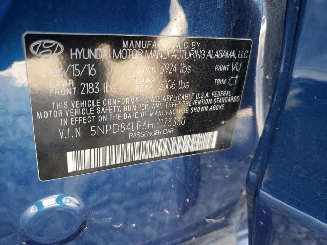 Photo 12 VIN: 5NPD84LF6HH173330 - HYUNDAI ELANTRA SE 