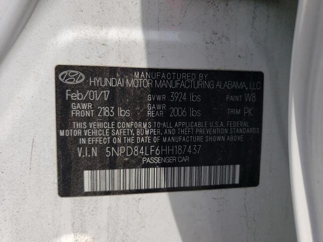 Photo 11 VIN: 5NPD84LF6HH187437 - HYUNDAI ELANTRA SE 