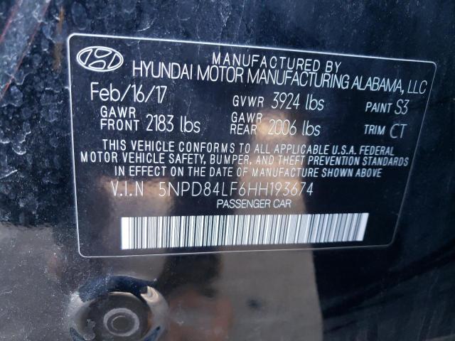 Photo 11 VIN: 5NPD84LF6HH193674 - HYUNDAI ELANTRA SE 