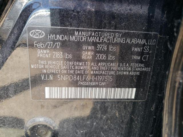 Photo 12 VIN: 5NPD84LF6HH197515 - HYUNDAI ELANTRA 