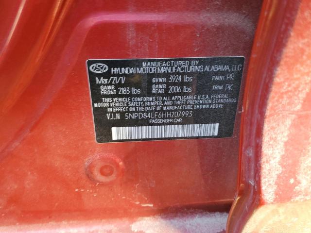 Photo 11 VIN: 5NPD84LF6HH207993 - HYUNDAI ELANTRA 