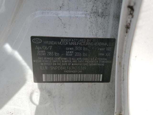 Photo 11 VIN: 5NPD84LF6JH215369 - HYUNDAI ELANTRA SE 